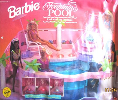 Barbie Fountain Playset (#12650, 1993) details and value –
