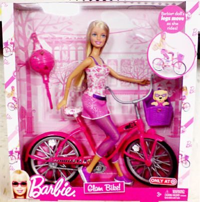 Barbie Glam Bike! Barbie with Glam Bike