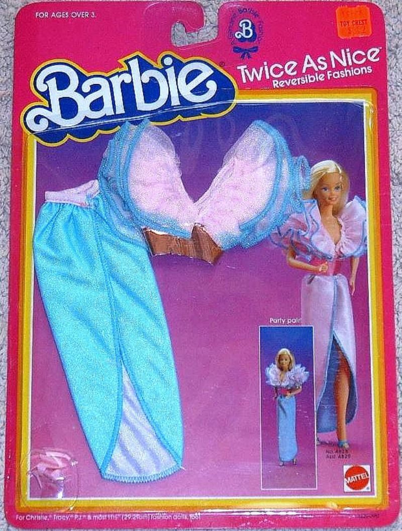 Barbie TWICE AS NICE Reversible Fashions 4823 MOC 1983