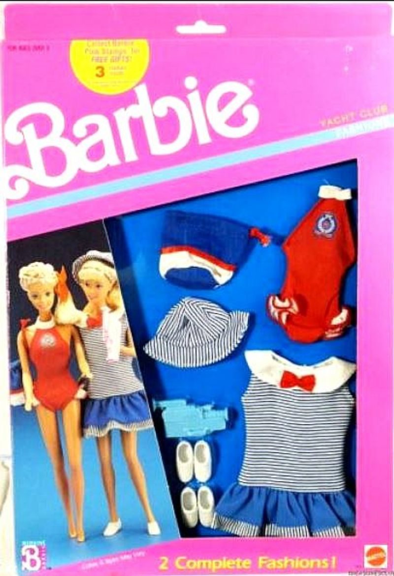 Barbie Yacht Club Fashions (#8013, 1989) details and value – BarbieDB.com