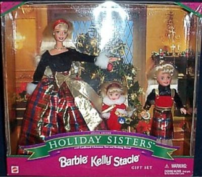 Holiday Sisters Barbie, Stacie and Kelly