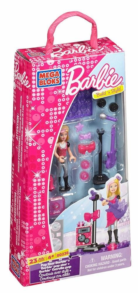 Mega Bloks Pop Star Barbie Build ‘N Style