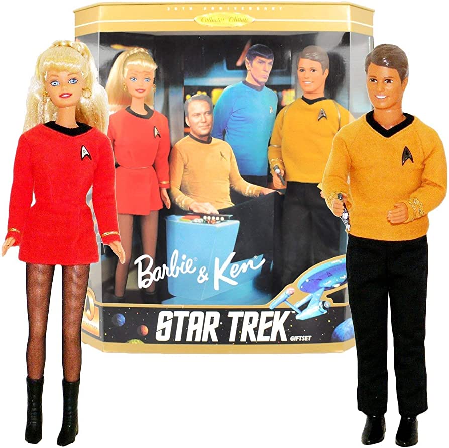 How to Calculate the Value of Barbie And Ken Star Trek 30th Anniversary 1996 Value in time