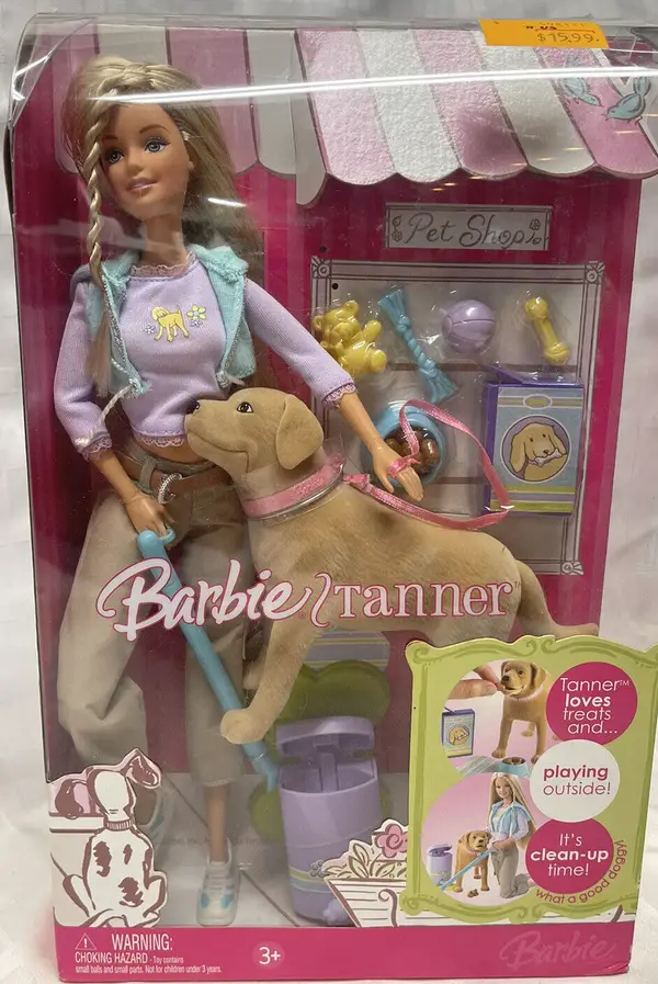 Barbie and her pooping dog Tanner