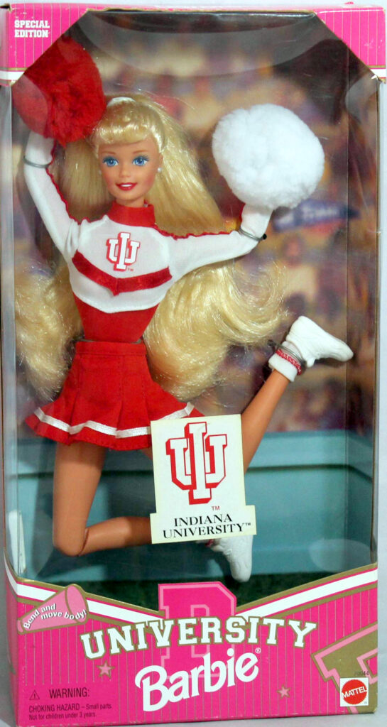 Indiana University Cheerleader Barbie