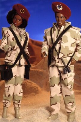 Army Barbie Doll & Ken Doll Deluxe Set