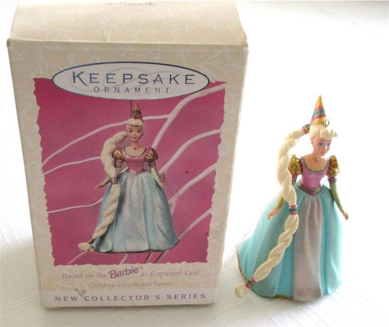 Barbie 1997 Children’s Collector Hallmark Keepsake Ornament Rapunzel