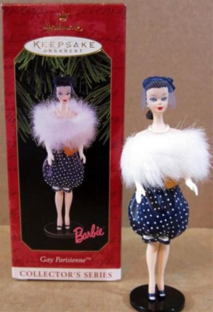 Barbie 1999 Barbie Gay Parisienne Hallmark Keepsake Ornament