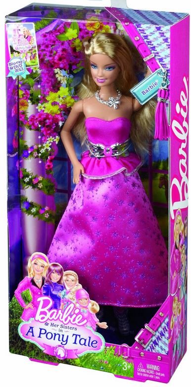 Barbie and Her Sisters in a Pony Tale Gala Gown Doll