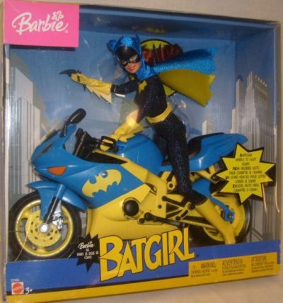 Barbie Batgirl with Batcycle