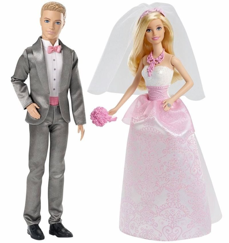 Barbie Bride and Groom Doll Gift Set