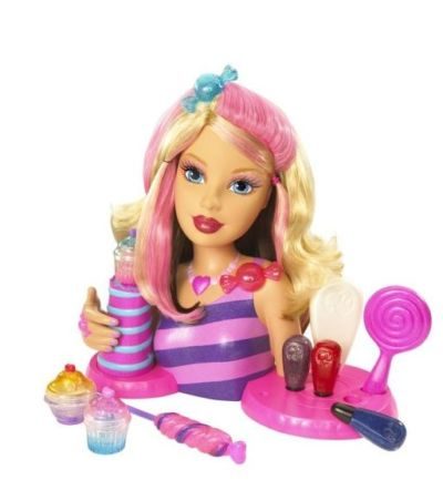 Barbie Candy Glam Style Station Styling Head