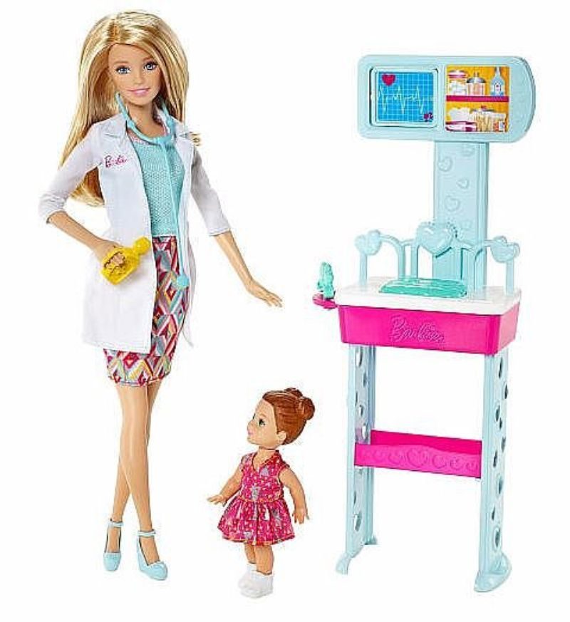 Barbie Careers Pediatrician Doll and Playset