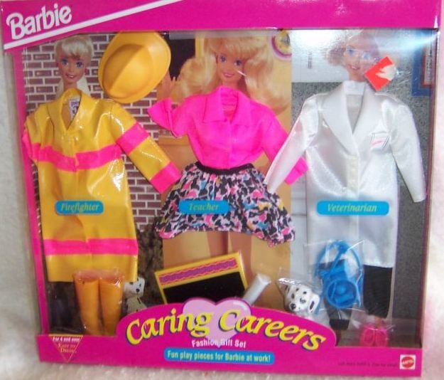 Barbie Caring Careers Fashion Gift Set