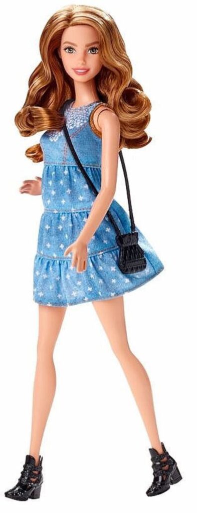 Barbie Chambray Dress Fashionistas Doll #4