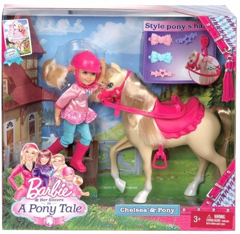 Barbie Chelsea and Pony