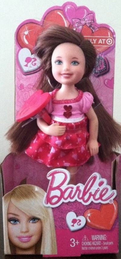 Barbie Chelsea Auburn Valentine Doll [Target]