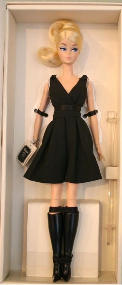 Barbie Classic Black Dress Silkstone