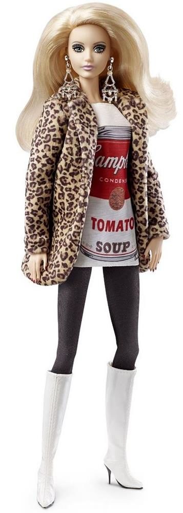 Barbie Collector Campbells Soup Andy Warhol Barbie Doll