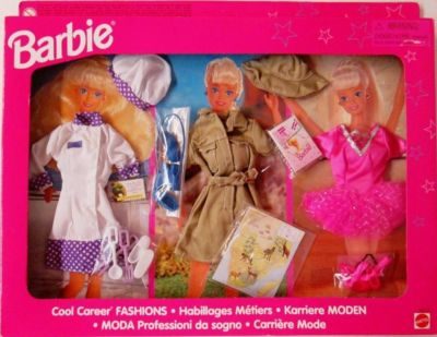 Barbie Cool Career Fashions: Chef, African Safari Guide and Ballerina