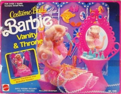 Barbie Costume Ball Barbie Vanity and Throne Playset