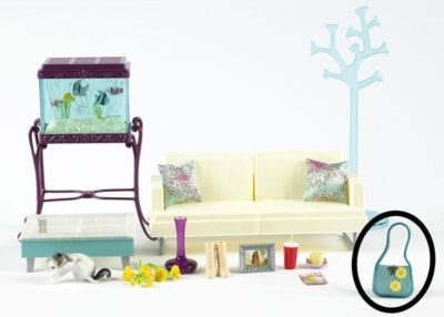 Barbie Couch & Table Living Room Playset