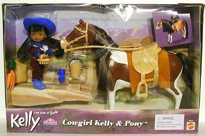 Barbie Cowgirl Kelly & Pony (AA)