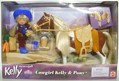 Barbie Cowgirl Kelly & Pony