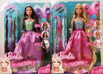 Barbie Cut ‘N Style Princess  2 Pack Set