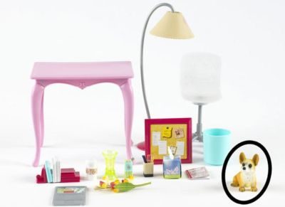 Barbie Desk & Chair Bedroom Playset