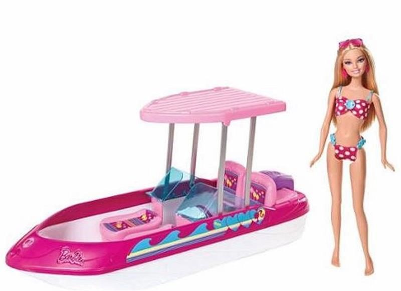 Barbie Doll and Speedboat