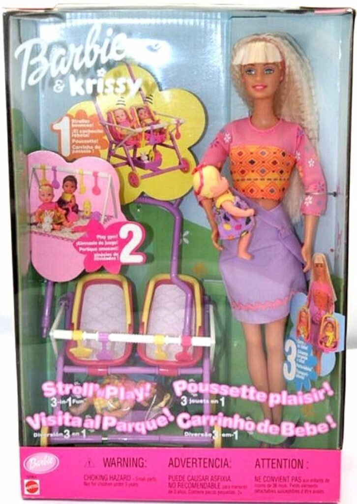 Barbie Doll & Krissy Dolls Stroll n Play!