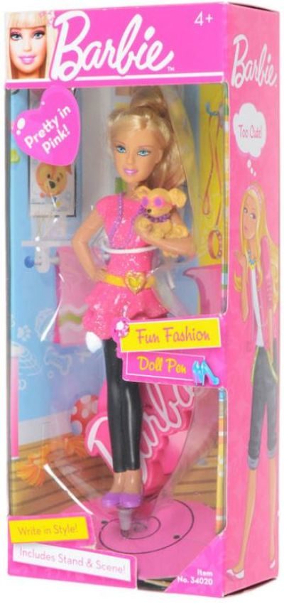 Barbie Doll Pen Pretty In Pink