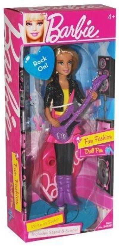 Barbie Doll Pen Rock On