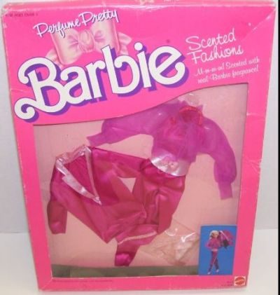 Barbie Doll Perfume Pretty Scented Fashions Clothing Set