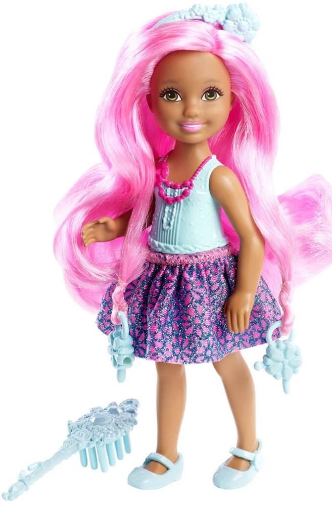 Barbie Endless Hair Kingdom Chelsea Doll, Blue