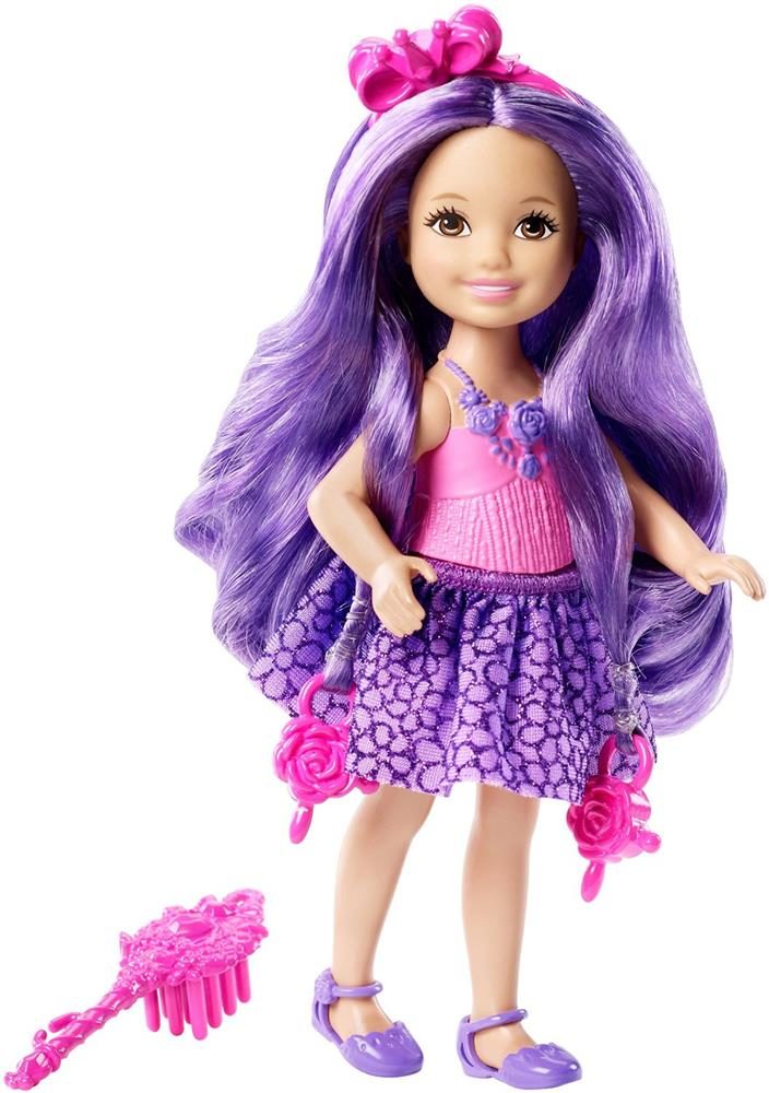 Barbie Endless Hair Kingdom Chelsea Doll, Purple