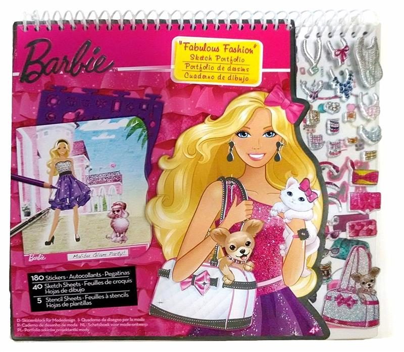 Barbie Fabulous Fashion Sketch Portfolio