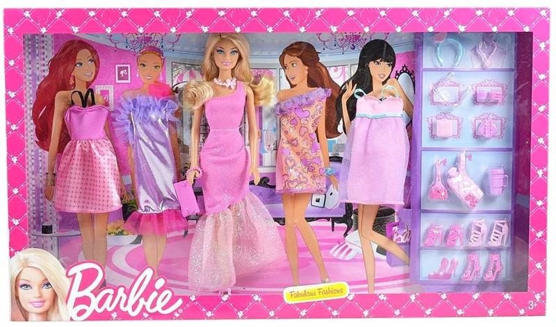 Barbie Fabulous Fashions Doll with Outfits