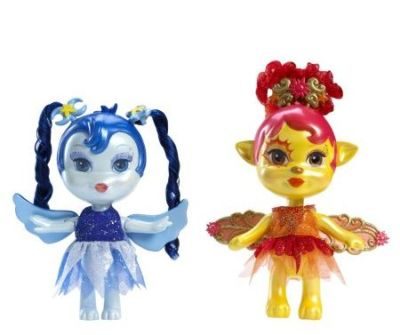 Barbie Fairtytopia Magic Of The Rainbow Tumbies Dolls (Owl & Fawn)