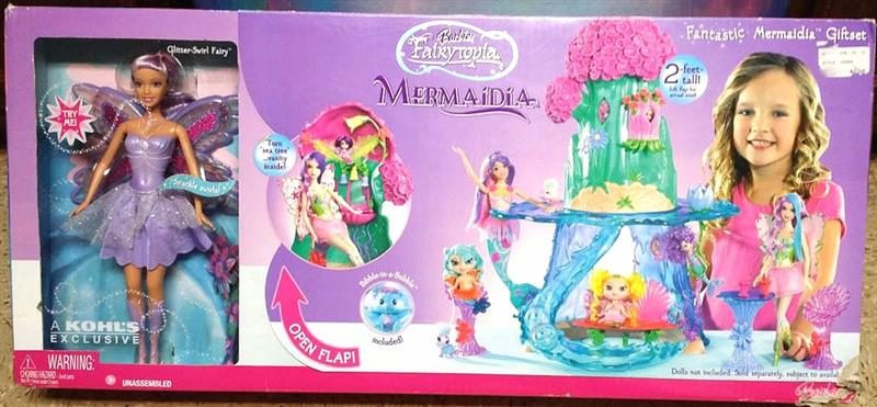 Barbie Fairy playset and Purple Swirl Fairy