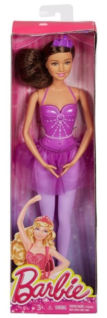 Barbie Fairytale Ballerina Doll, Purple