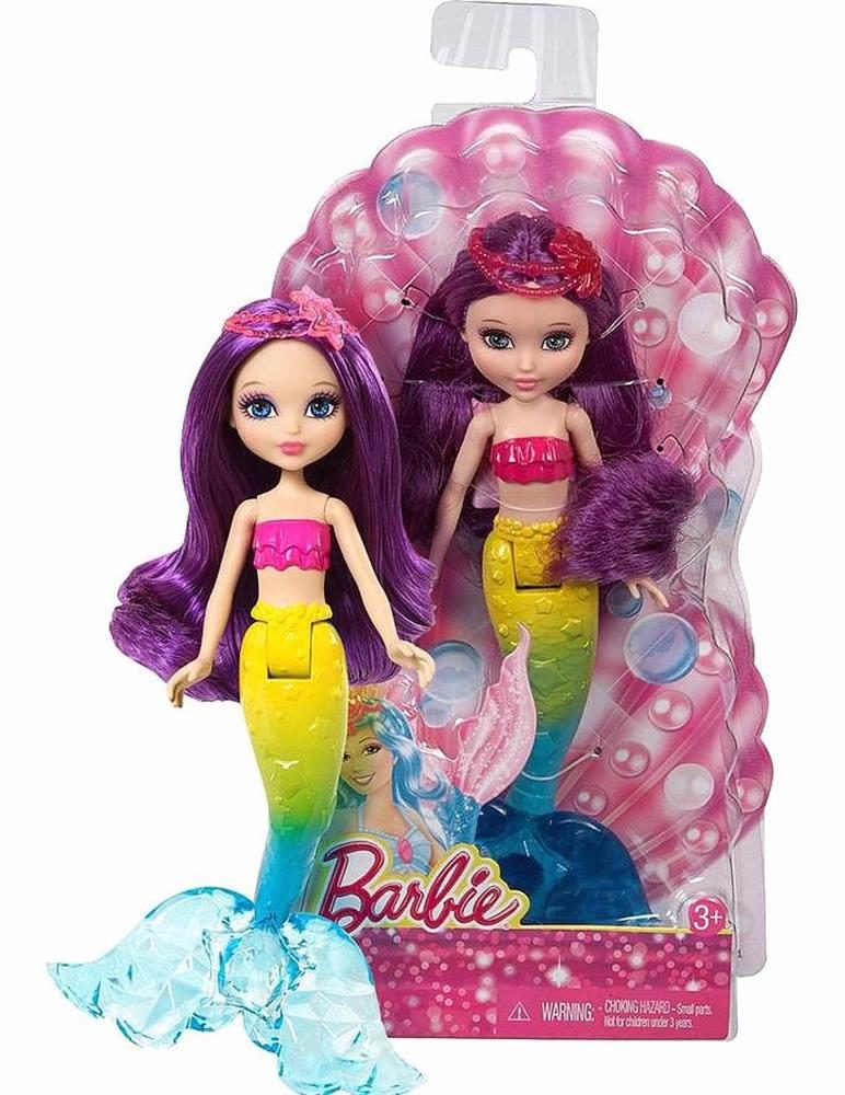 Barbie Fairytale Mini Mermaid Doll Purple