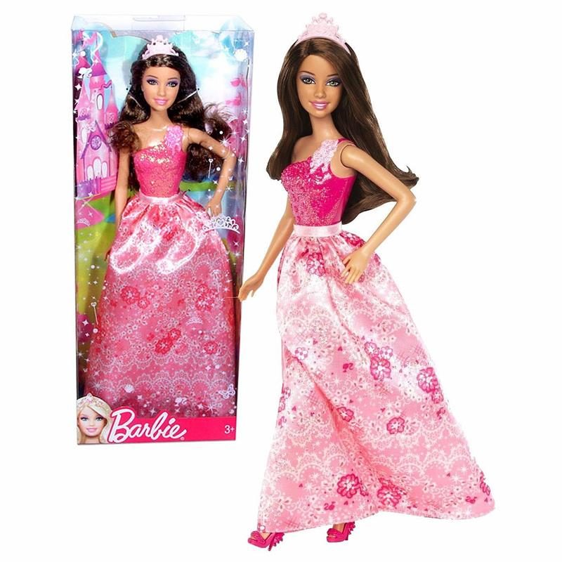 Barbie Fairytale Princess Fashion Doll, Brunette