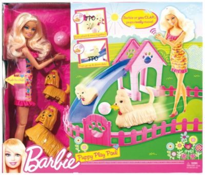 Barbie Family Puppy Play Park