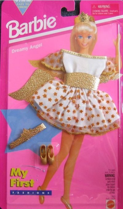 Barbie Fantasy Fashions Dreamy Angel My First Fashion Outfit