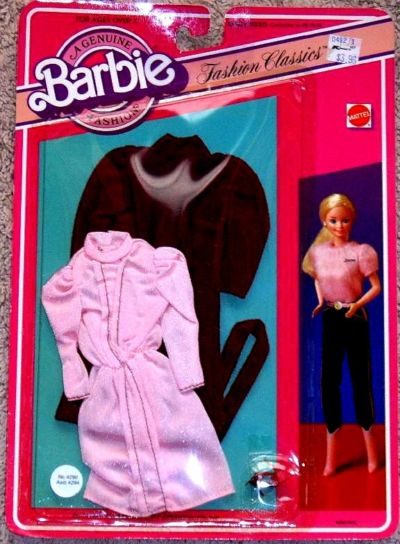 Barbie Fashion Classics, Pink Dress, Fleece Coat