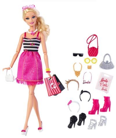 Barbie Fashion Doll with Glam Accessories