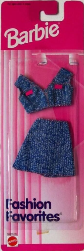 Barbie Fashion Favorites Denim Skirt and Crop Top