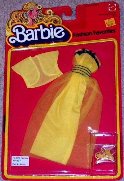 Barbie Fashion Favorites Yellow Dress